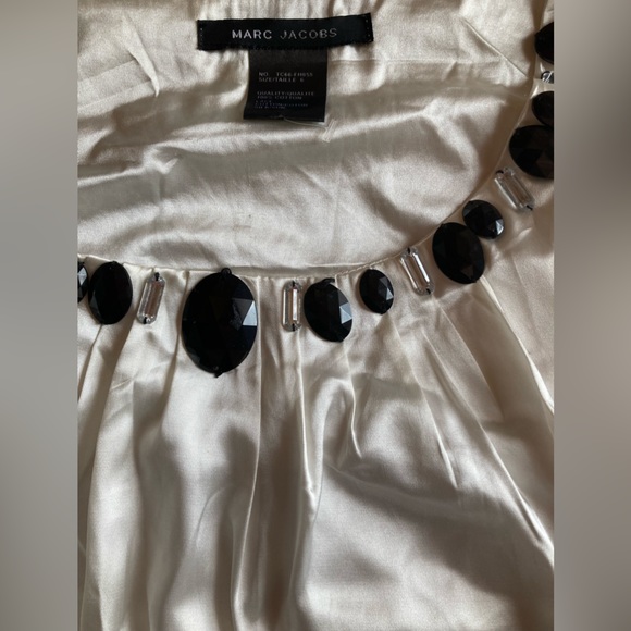 Marc Jacobs Silk Mini Dress with Sequins Size 6 NWOT - Picture 3 of 3